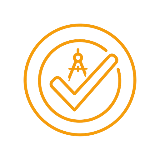 ISO, ANSI and BS standards compliance badge