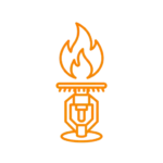 Fire protection drafting service icon